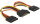 DELOCK Stromkabel SATA 15Pin -> 2x SATA 15Pin St/Bu 0.15m