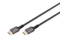 Digitus DisplayPort 1.4 Kabel Aluminium 8K Nylon 3m schwarz