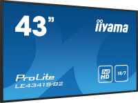 IIYAMA 108cm  (43") LE4341S-B2     16:9  3xHDMI+VGA...