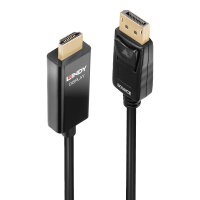 LINDY DisplayPort an HDMI Adapterkabel mit HDR 2m