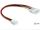 DeLOCK Stromkabel Molex 4pin Stecker -> 4 Pin Floppy Buchse 22cm