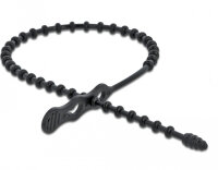 DELOCK Blitzbinder wiederverwendbar L 210 x B 4,5 mm schwarz