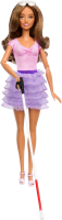 Mattel Barbie Fashionista Doll - Blinde Barbie Puppe mit...