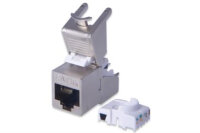 DIGITUS Keystone Jack Cat6a RJ45 -> LSA geschirmt 500MHz