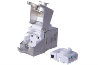 DIGITUS Keystone Jack Cat6a RJ45 -> LSA geschirmt 500MHz