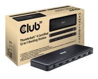 Club3D Thunderbolt4 12-in-1 Dockingstation 3 Displays...
