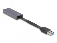 DELOCK USB Typ-A Adapter zu 2,5 Gigabit LAN slim