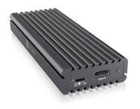 Geh. IcyBox USB 3.1 Typ-C M.2 NVMe SATA SSD Gehäuse...