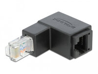DELOCK Adapter RJ45 St > RJ45 Bu Cat6 UTP unten gewinkelt
