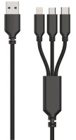 2GO KFZ-Ladegerät 3000mA 3in1 Micro-USB, Lightning,...