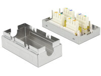 DeLOCK 86419 Netzwerkanschlussdose Cat6 Metallisch