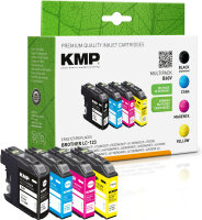 KMP Patrone Brother LC-123 VALBPDR Multipack 4x 600 S. B60V