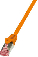 Logilink Patchkabel CAT6   S/FTP AWG27 PIMF  1,00m orange