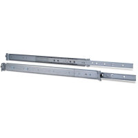 Inter-Tech 18" Teleskopschienensatz 1U 455 mm Silber