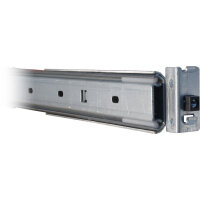 Inter-Tech 19" Teleskopschienensatz 2U 455 mm Silber