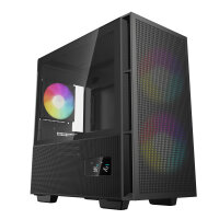 DeepCool CH360 DIGITAL Micro Tower Schwarz