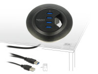 DELOCK USB-HUB 4-Port USB3.0 Tischeinbau