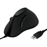 Logilink Maus Ergonomisch Vertical 5 Tasten 1000dpi schwarz