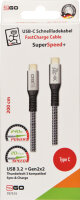 2GO 797515 USB Kabel USB 3.2 Gen 2x2 2 m USB C Silber