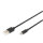 DIGITUS USB 2.0 Anschlusskabel Typ A -mikro B St/St 3.0m, sw