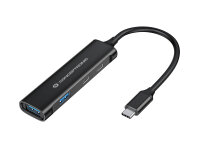 Conceptronic HUBBIES 4-Port-USB 3.0 Hub USB-C-Anschluss