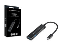 Conceptronic HUBBIES 4-Port-USB 3.0 Hub USB-C-Anschluss
