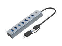 Conceptronic HUBBIES21GP 7-Port-USB 3.0-Hub mit Netzteil,...