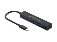 Conceptronic 4-Port USB 3.0 Hub ohne Netzteil 5Gbit/s...