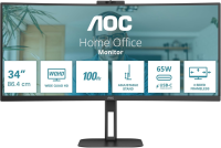 86.4cm (34") AOC V5 CU34V5C/BK VA UWQHD Curved...