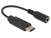DELOCK Audio Adapter USB Type-C -> 3,5mm St/Bu 0.14m sw