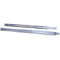 Inter-Tech 26" Teleskopschienensatz 1U 650 mm Silber
