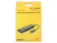 DELOCK Card Reader USB2.0-C Stecker -> 5 Slots