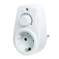 Logilink Steckdosenadapter mit Dimmer weiß
