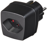 Brennenstuhl Adapter Travel  Stecksystem DE/Aufsatz CH