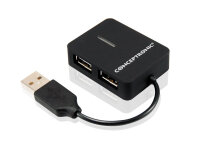 CONCEPTRONIC 4-Port Hub USB-A2.0->4xA2.0...