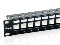Equip 19" Patchpanel 24xKeystones  FTP 1U  LSA/110...