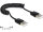 DELOCK USB Kabel A -> A St/St  0.20m-0.60m Spiral sw