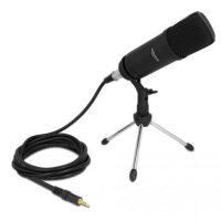 DELOCK prof. Mikro mit XLR Anschluss u. 3Pin Klinke