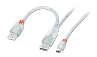 Lindy 2xUSB 2.0-A/Mini-B 2m