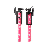 Ultron Selfie-Stick Hot Shot pink white heart