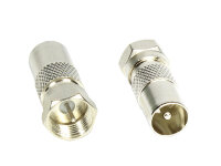 Alcasa F/Koax Adapter silber