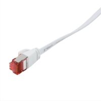 Logilink Flachpatchkabel RJ45 U/FTP Cat6A 5.00m weiß