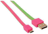 Manhattan USB2.0-A/MicroB 1m