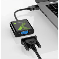 Techly HDMI zu VGA Konverter mit Audio