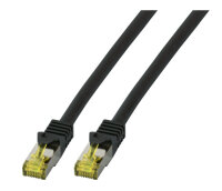 EFB RJ45 Patchkabel S/FTP,Cat.6A,LSZH,Cat.7 Rohk.,5m,schwarz
