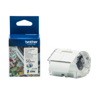 Farbetikettenrolle Brother 50mm, Länge 5m  CZ-1005