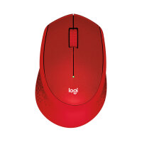 Logitech Wireless Mouse M330 silent plus red retail