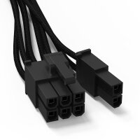 be quiet! CP-6610 Sleeved Power Cable PCIe 6+2pin 60cm...