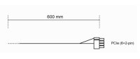 be quiet! CP-6610 Sleeved Power Cable PCIe 6+2pin 60cm...