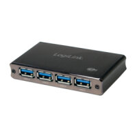 Logilink USB 3.0 HUB 4-port, Aluminium mit...